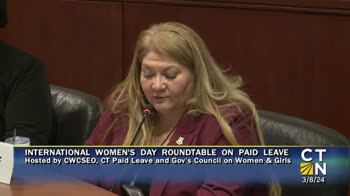 Click to Launch International Women's Day Roundtable Hosted by CT Paid Leave, CWCSEO and Governor's Council on Women and Girls